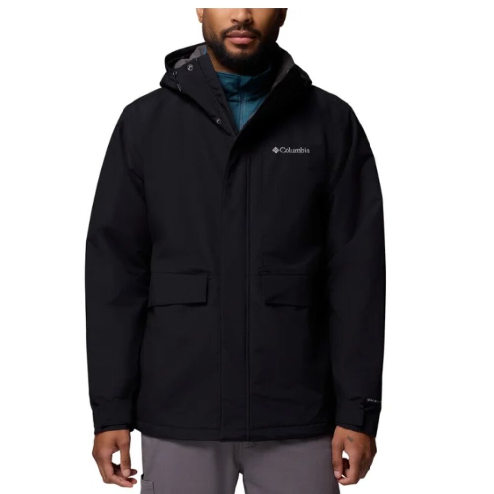 NWT Columbia Men's Black Trail Jacket size medium
